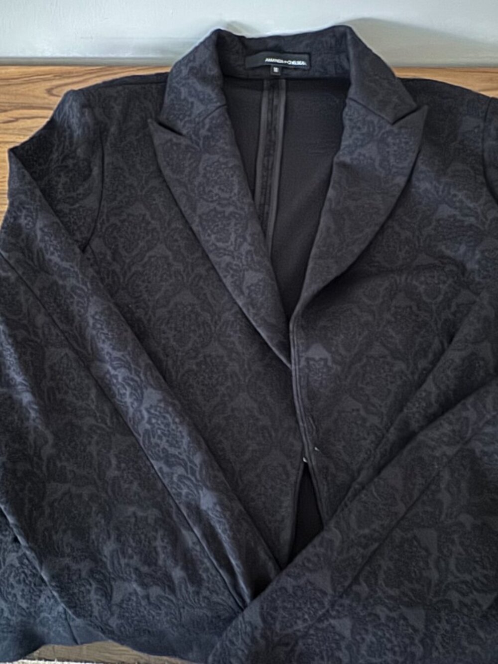 Amanda & Chelsea Damask Blazer Size 14 - Picture 13 of 15